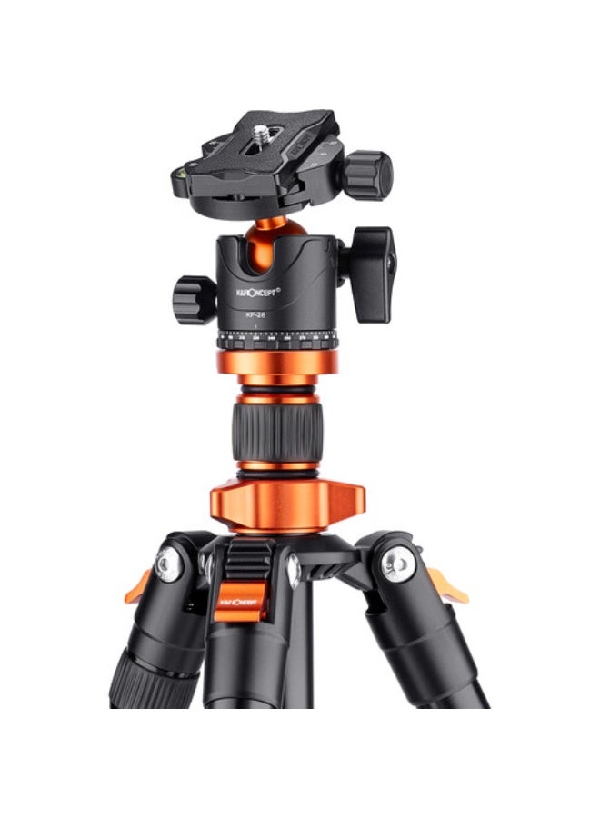 كيه آند إف كونسبت SA254M2 DSLR Camera Aluminum Tripod with Monopod and Ball Head Kit - Image 2